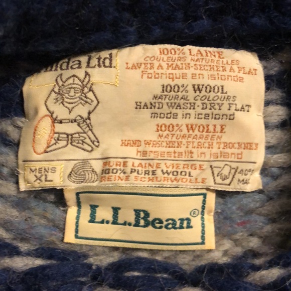 L.L. Bean 100% Wool Crewneck Sweater Mens Size XL - Picture 4 of 4